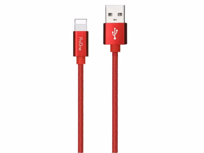 کابل شارژ و انتقال داده لایتنینگ پرووان ProOne Mental Lightning Cable 1m