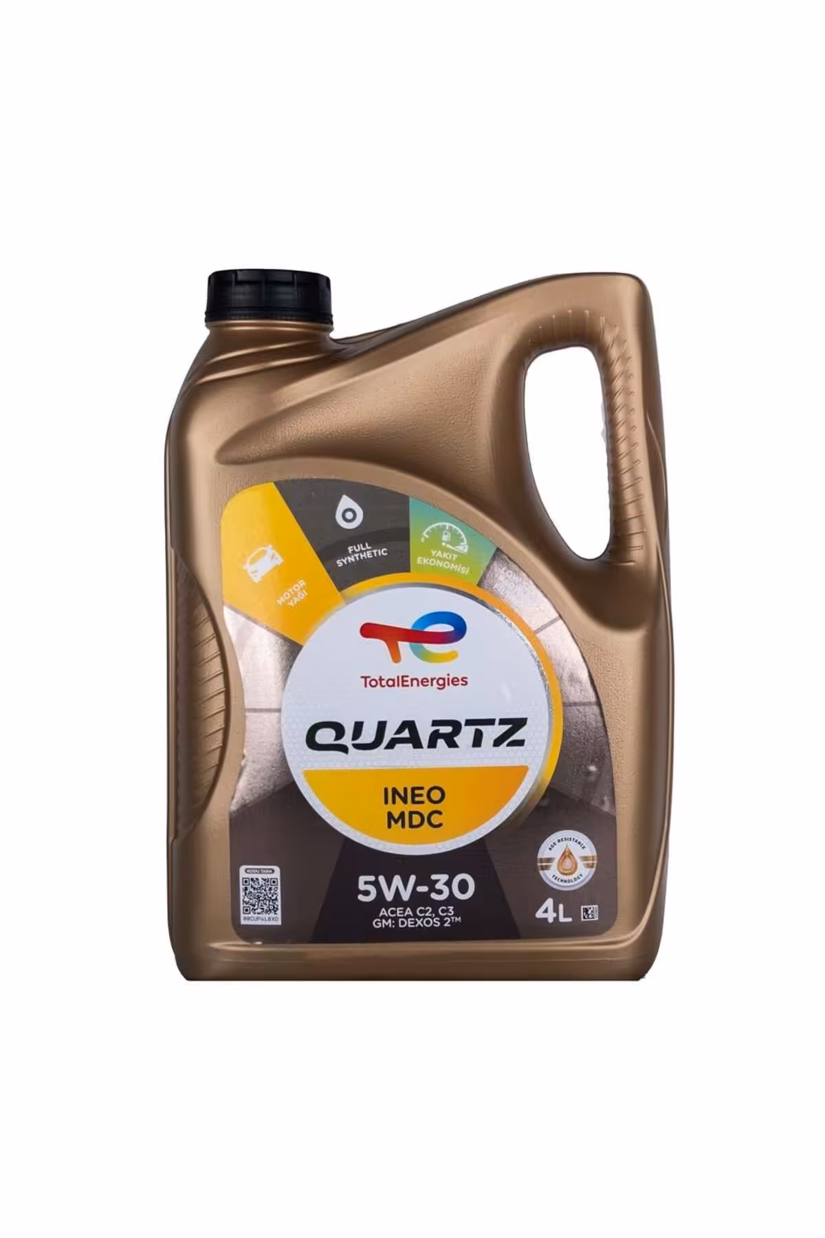 روغن و مکمل موتور 5W 30 کوارتز INEO MDC 4LT دیزل بنزین Total