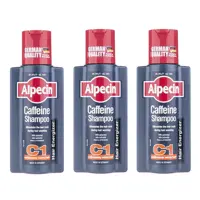 شامپو مو آلپسین مدل Caffeine C1 حجم 250 میلی لیتر مجموعه 3 عددی