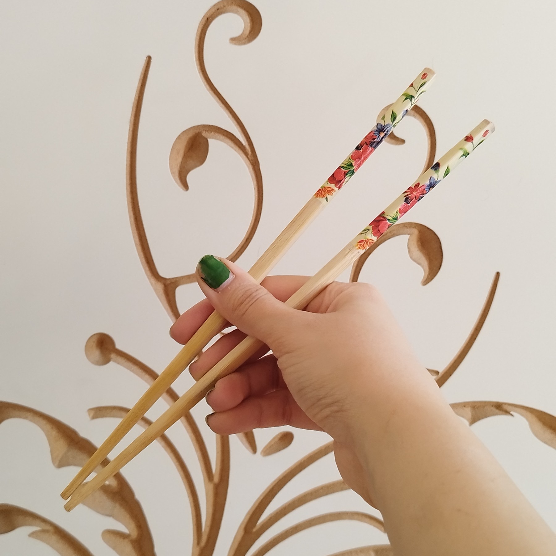 چاپستیک چوب کره ای 