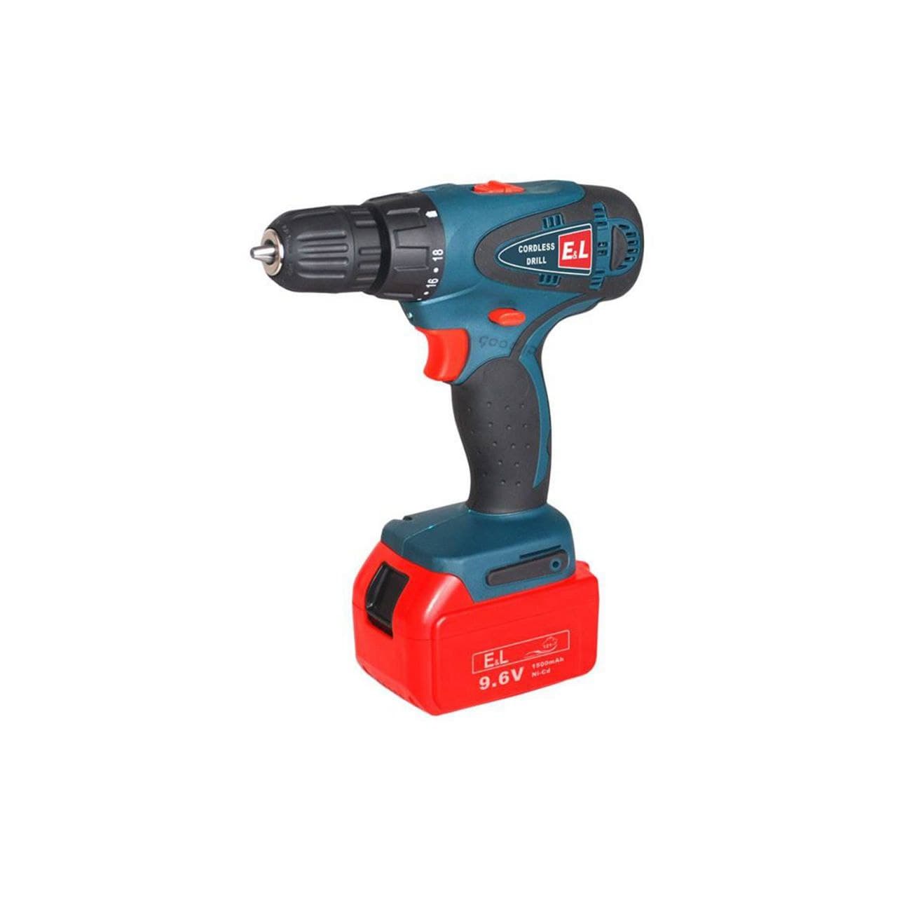 دریل پیچ گوشتی 10میلیمتر شارژی با باتری لیتیومی 9 ولت مدل C.D 1309 الیت