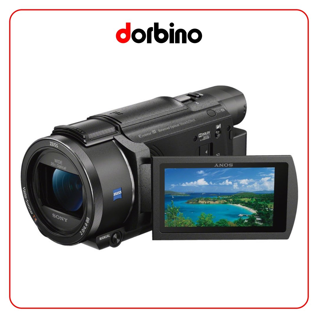 دوربین تصویربرداری سونی Sony FDR-AX53 4K Ultra HD Handycam Camcorder - فروشگاه دوربین دوربینو