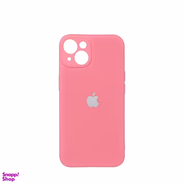 قاب گوشی موبایل دارای محافظ لنز مدل Silicone Case مناسب اپل iPhone 13