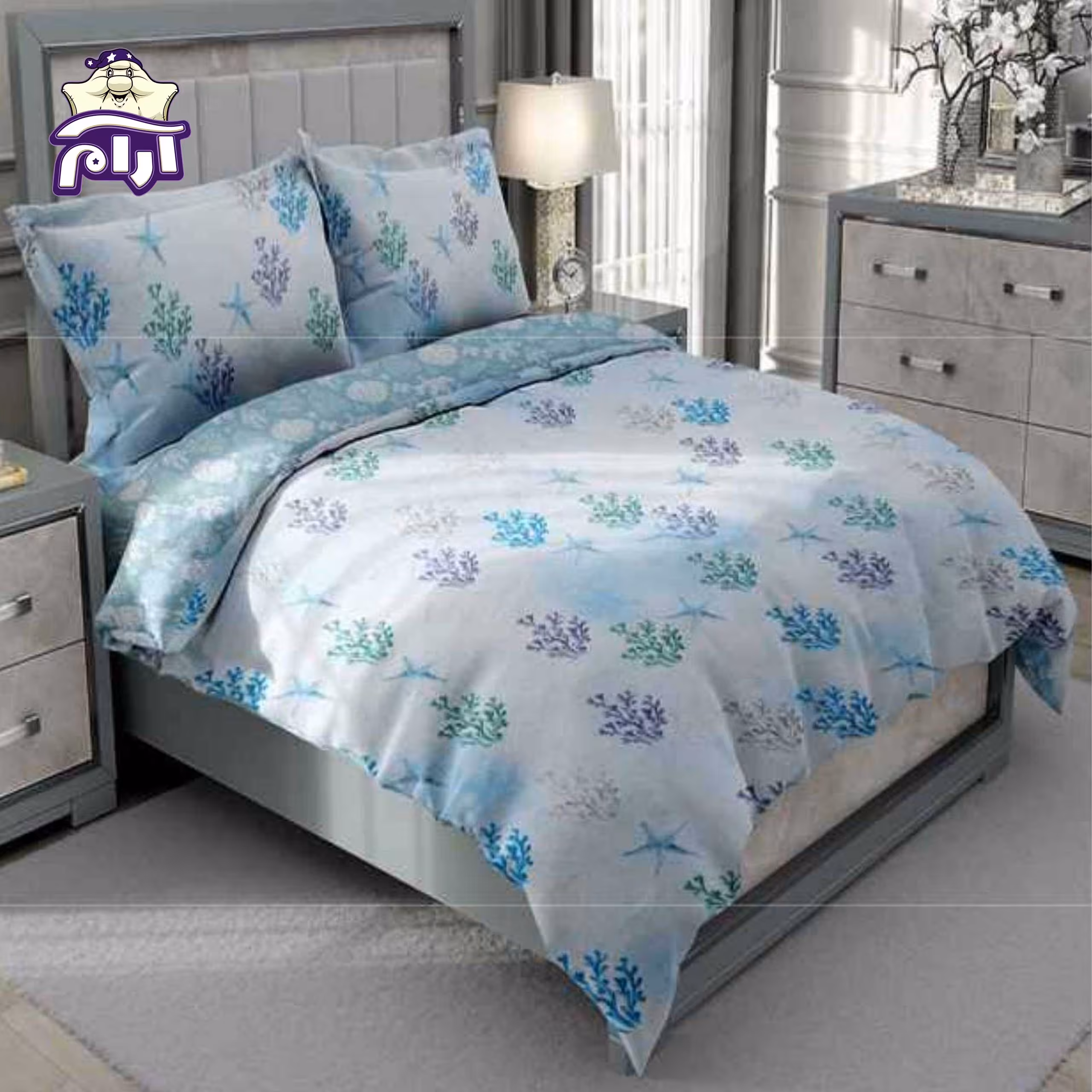 سرویس لحاف دونفره سارای 6 تکه کد 3032