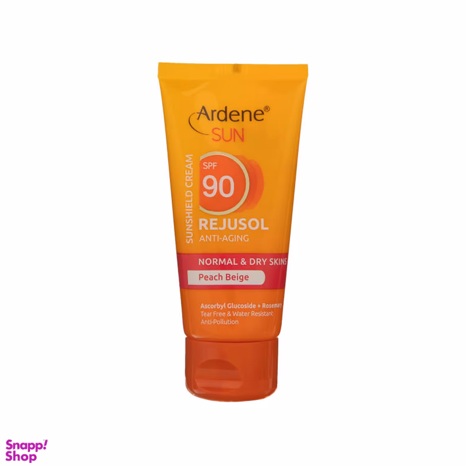 کرم ضد آفتاب آردن (Ardene) با SPF90 مدل Rejusol رنگ بژ هلویی حجم 50 میلی لیتر
