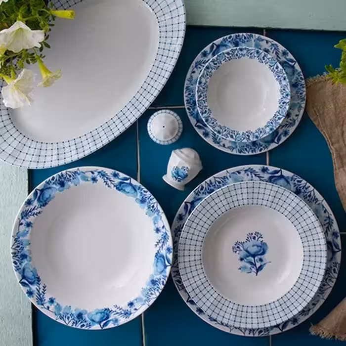 سرویس غذاخوری آراگل چینی زرین ایران 6 نفره