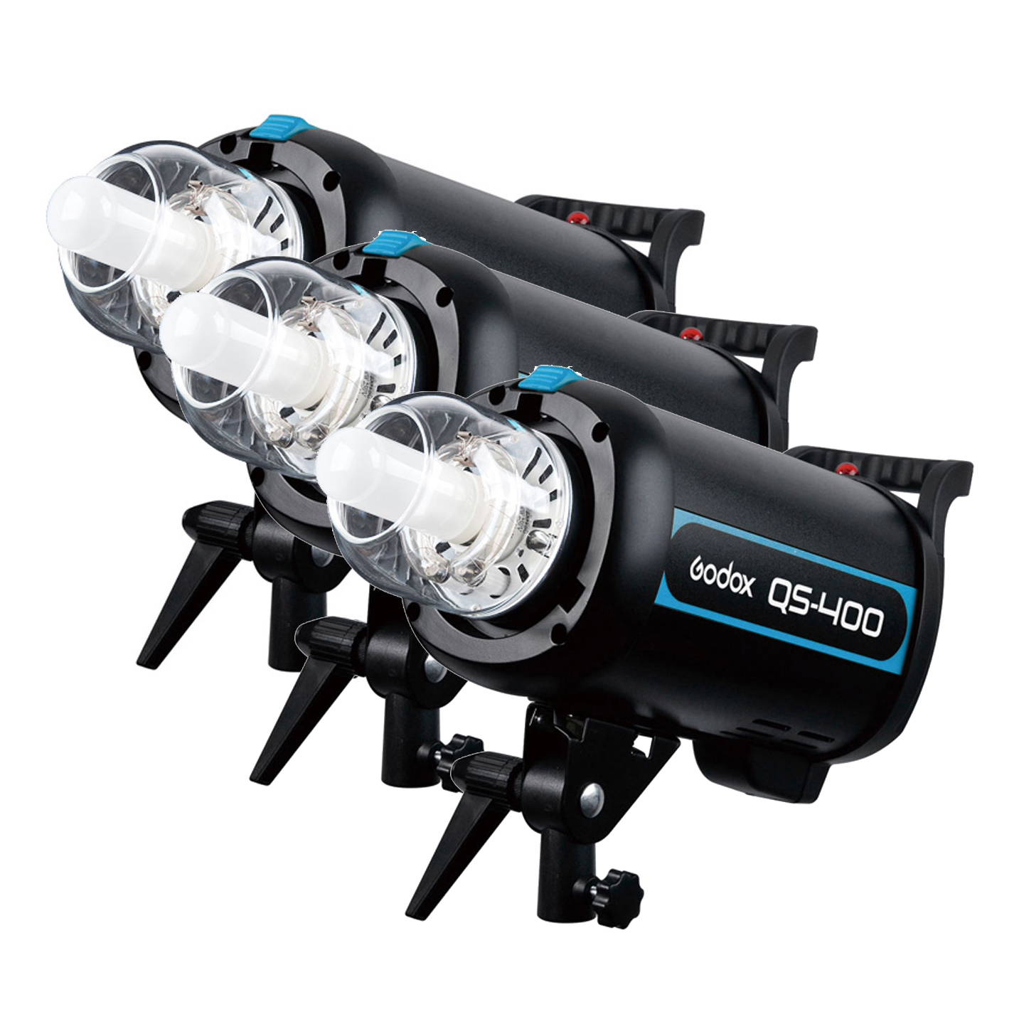 سه شاخه هد فلاش گودکس مدل  GODOX QS400 (دست دوم)
