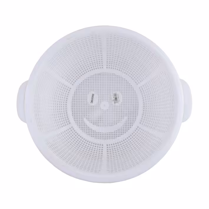 آبکش بزرگ طرح لبخند رنگ سفید