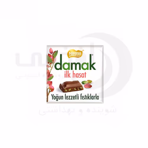 شکلات داماک نستله مدل Ilk Hasat با مغز پسته 60 گرم