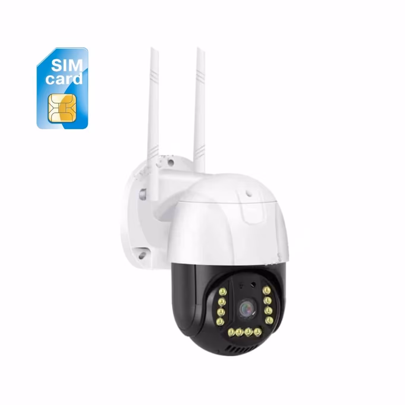 دوربین چرخشی پروژکتور دار سیم کارتی شش ماه گارانتی 