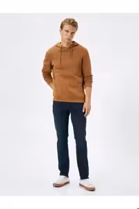 شلوار جین آبی مردانه باریک براد Koton