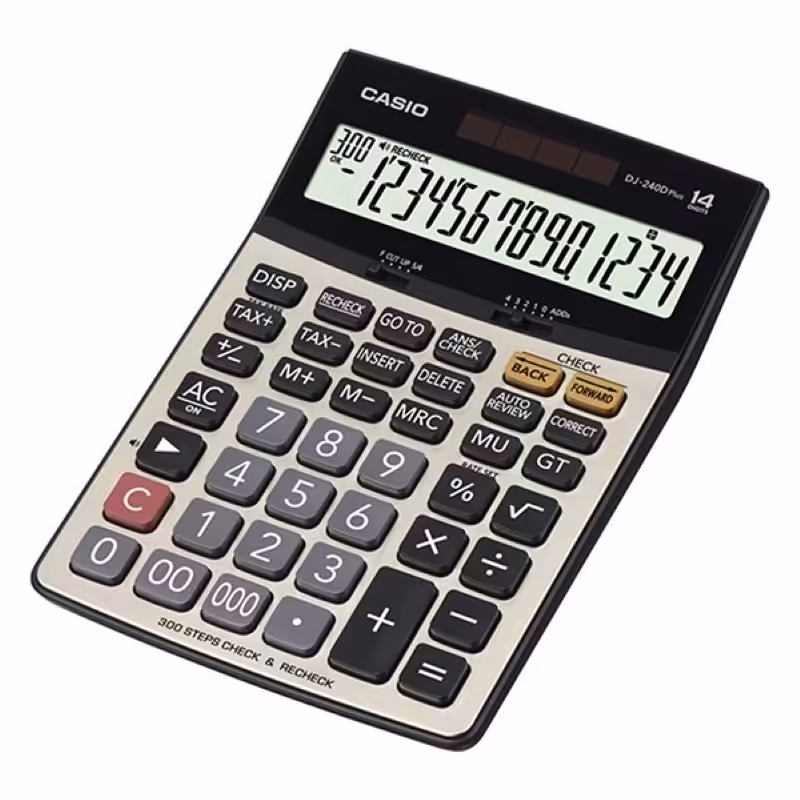 ماشین حساب Casio DJ-240D Plus