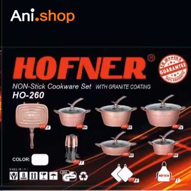 سرویس چدن 22 پارچه هافنر طرح ماهی مدل HO-260