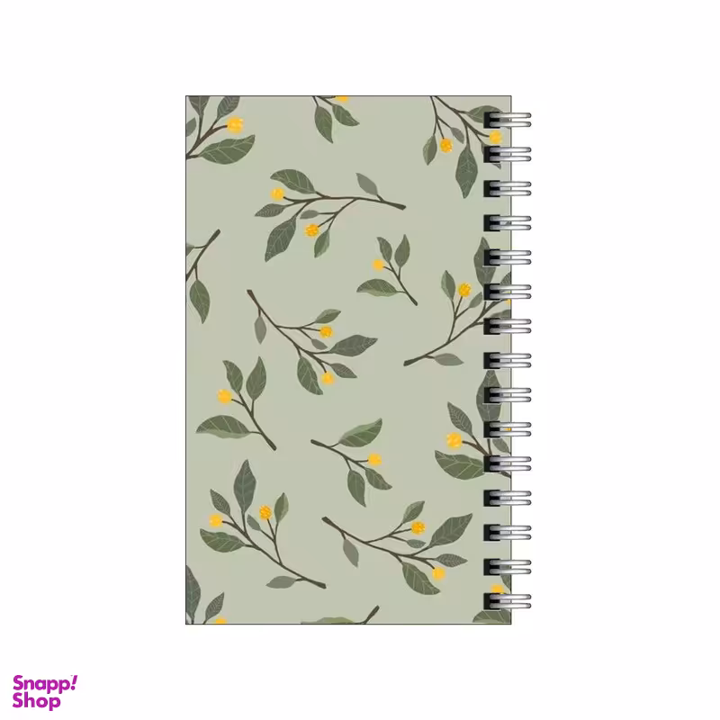 دفترچه یادداشت 60 برگ مدل To Do List طرح پترن شاخه لیمو کد 8326750