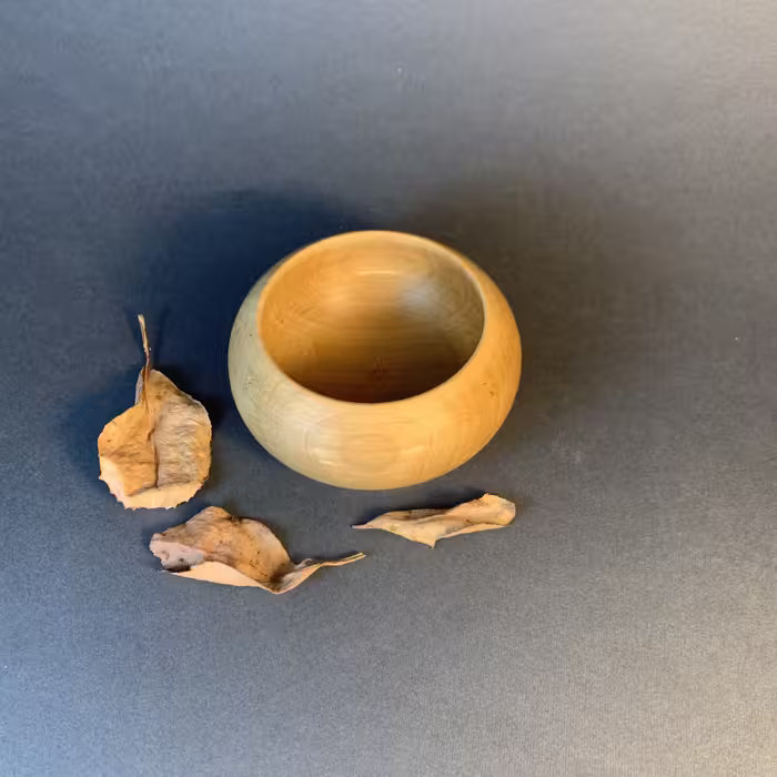 پیاله چوبی مدل خمره ایی قطر 10