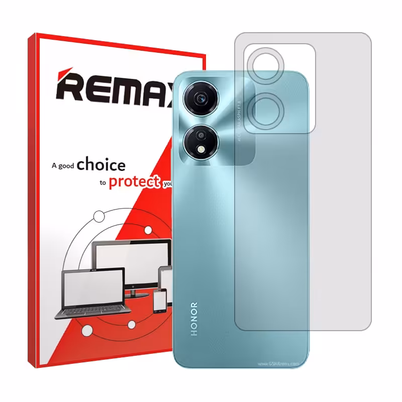 گلس پشت گوشی آنر X5 Plus مدل شفاف برند ریمکس کد S