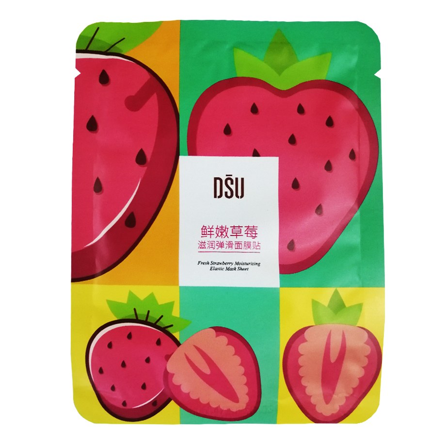 ماسک ورقه ای توت فرنگی DSU تغذیه کننده پوست حجم 25 گرم - انقضا 2025