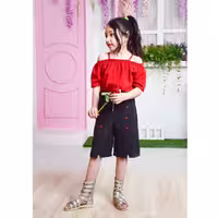 شومیز  شلوارک دخترانه مهلا