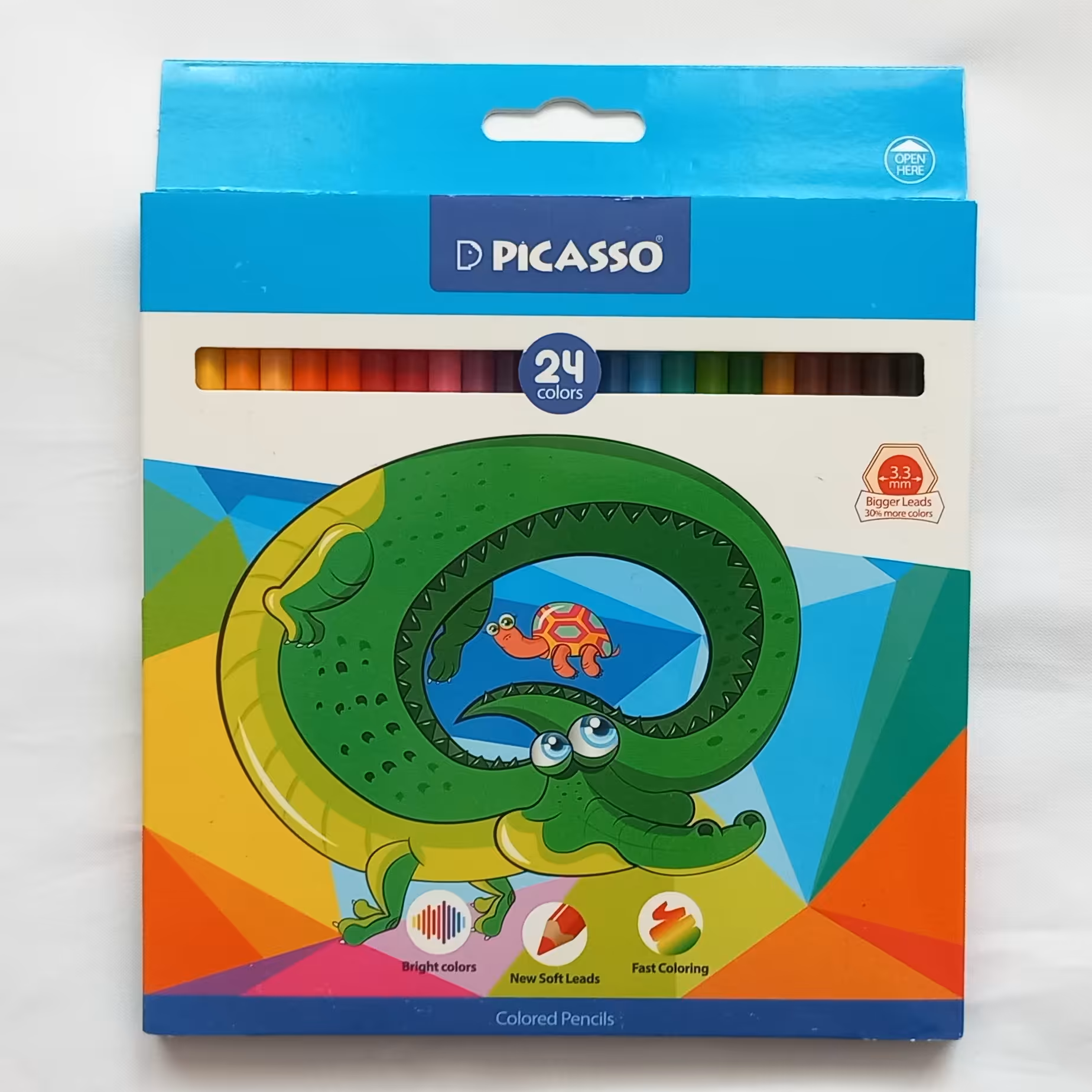 مدادرنگی 24 رنگ جعبه مقوایی پیکاسو (1 بسته)