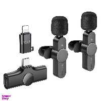 میکروفون یقه ای بروفون مدل BFK12 Type-C/Lightning مجموعه 2 عددی