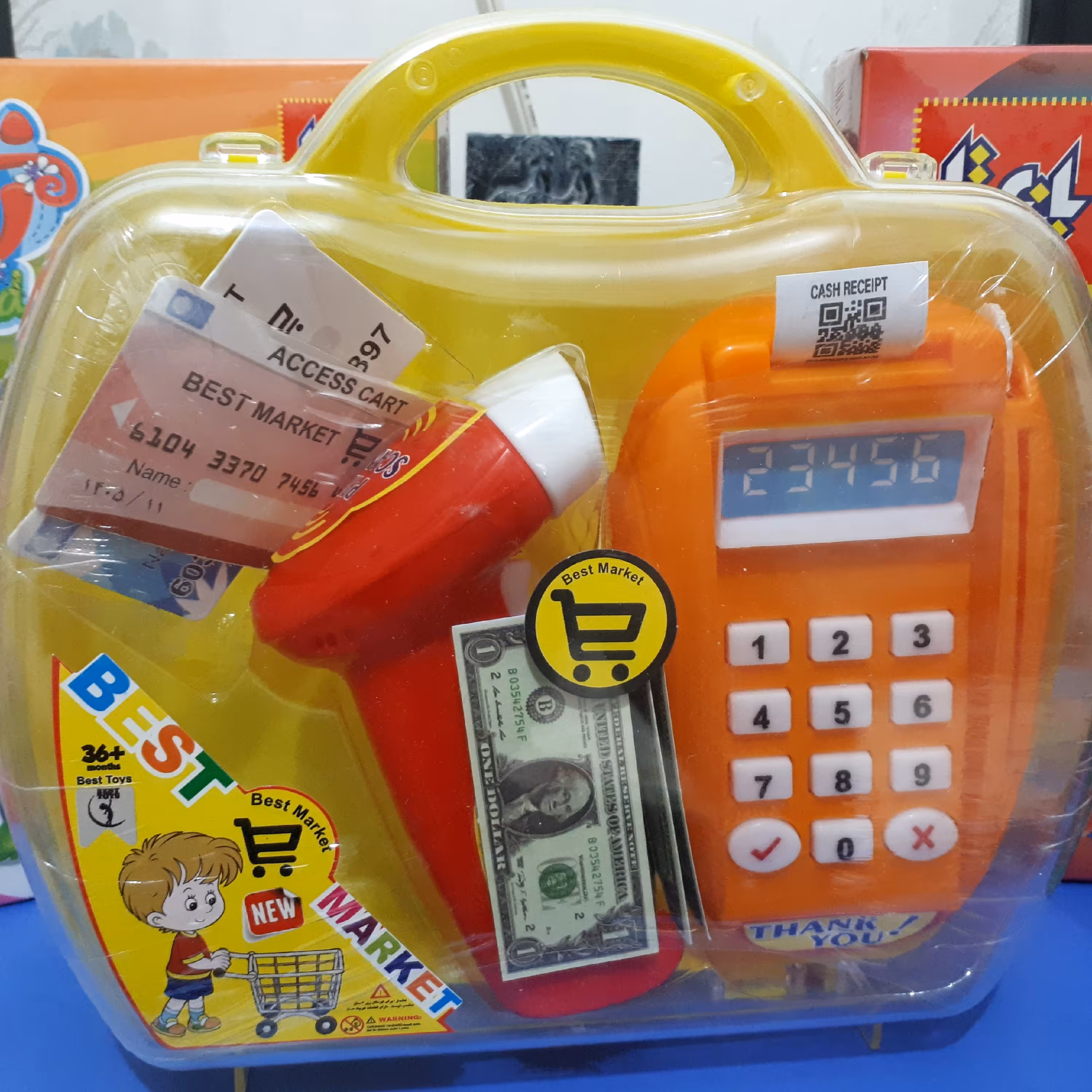 اسباب بازی کارتخوان با بارکد خوان فروشگاهی کیفی 