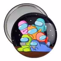 آینه جیبی خندالو مدل امانگ آس Among Us کد 10302