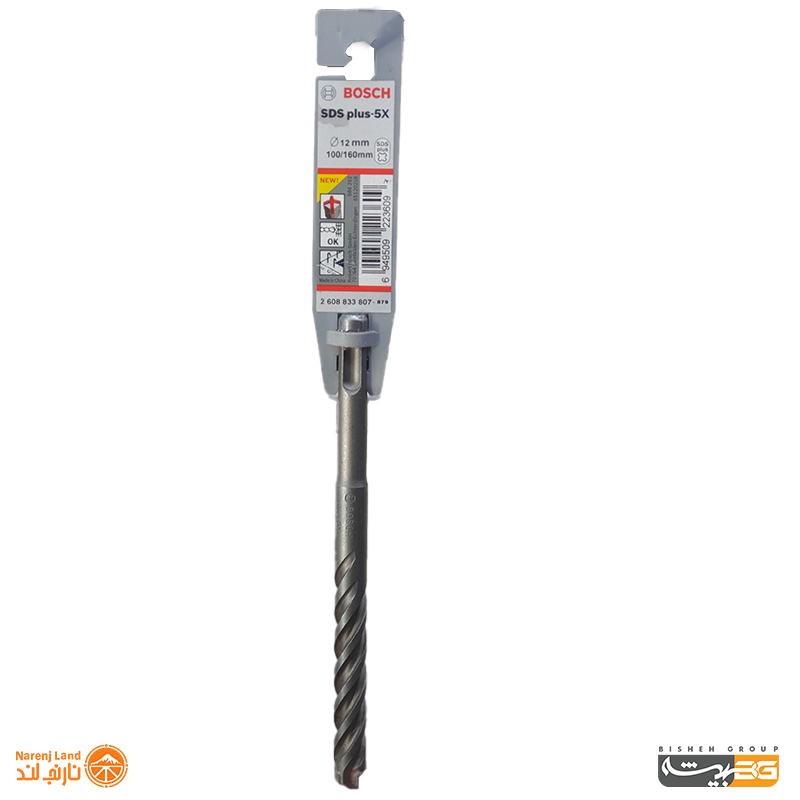 مته 4 شیار بوش سایز 12 میلی متر