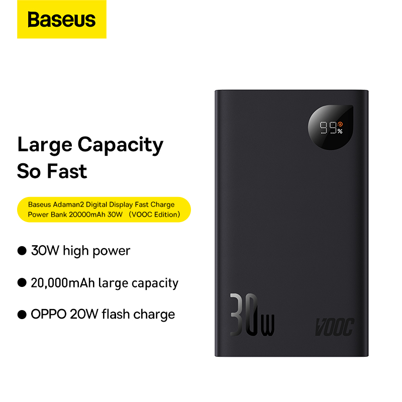 پاوربانک 20000 بیسوس Baseus Adaman2 PPAD050001 توان 30 وات