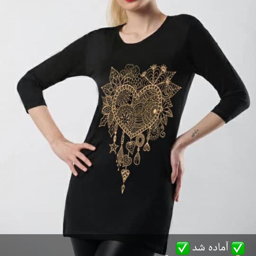 تونیک محرمی آستین سه ربع