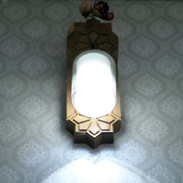 چراغ چوبی چراغ دیوارکوب