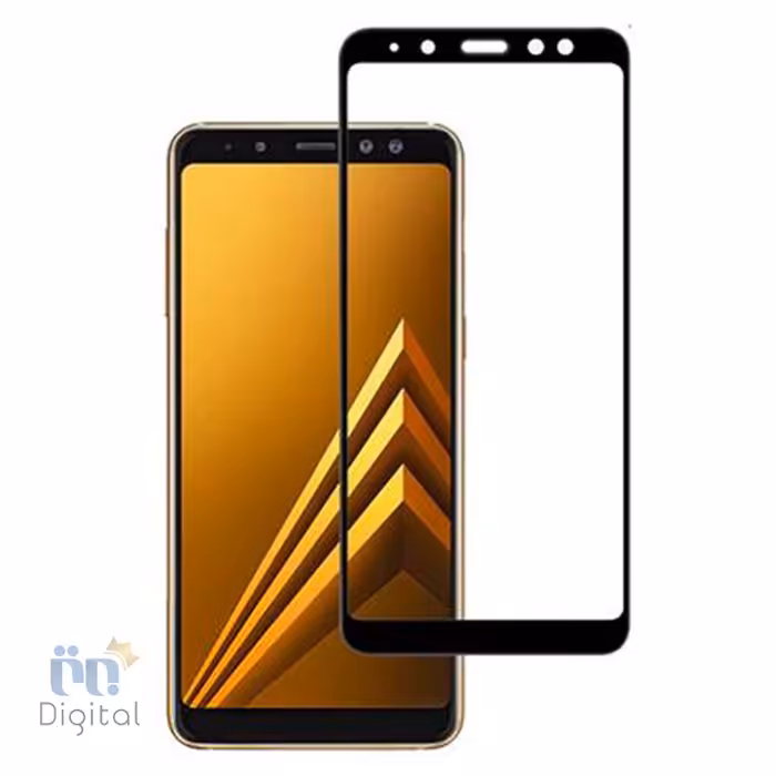 محافظ صفحه نمایش مدل Full Cover Tempered Glass مناسب برای گوشی سامسونگ مدل Galaxy A8
