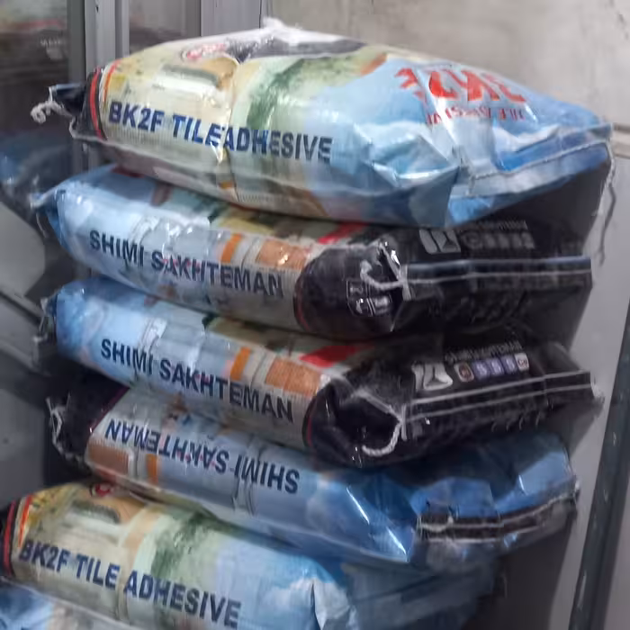 چسب پودری مخصوص سرامیک  پرسلان Bk2fشیمی ساختمان 