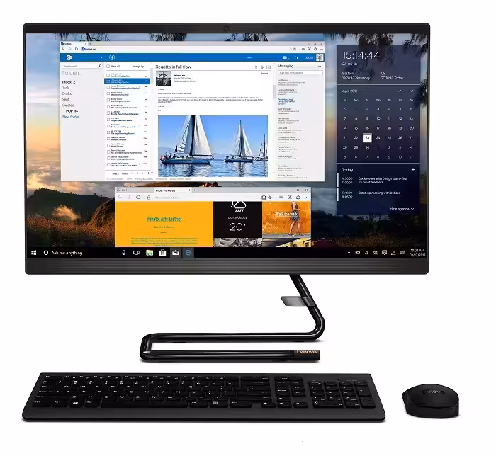 کامپیوتر All In One لنوو 23.8 اینچی مدل ideacentre A540 پردازنده Core i7 رم 8GB حافظه 1TB گرافیک 2GB