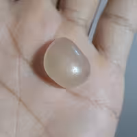 عقیق یمنی فوق کهنه نگین عقیق نباتی با تراش سمبه قبیله ای 