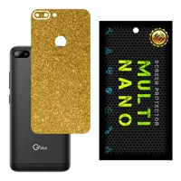 برچسب پوششی MultiNano مدل X-G1F-Gold برای پشت موبایل جی پلاس T10