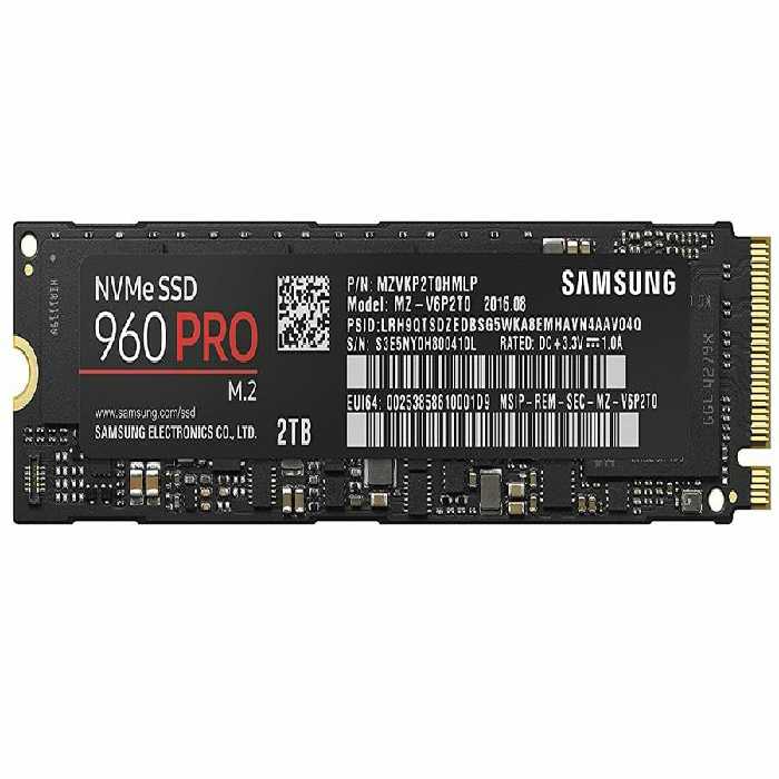 حافظه اس اس دی سامسونگ مدل 960 پرو ان وی ام ای ام 2 با ظرفیت 2 ترابایت
