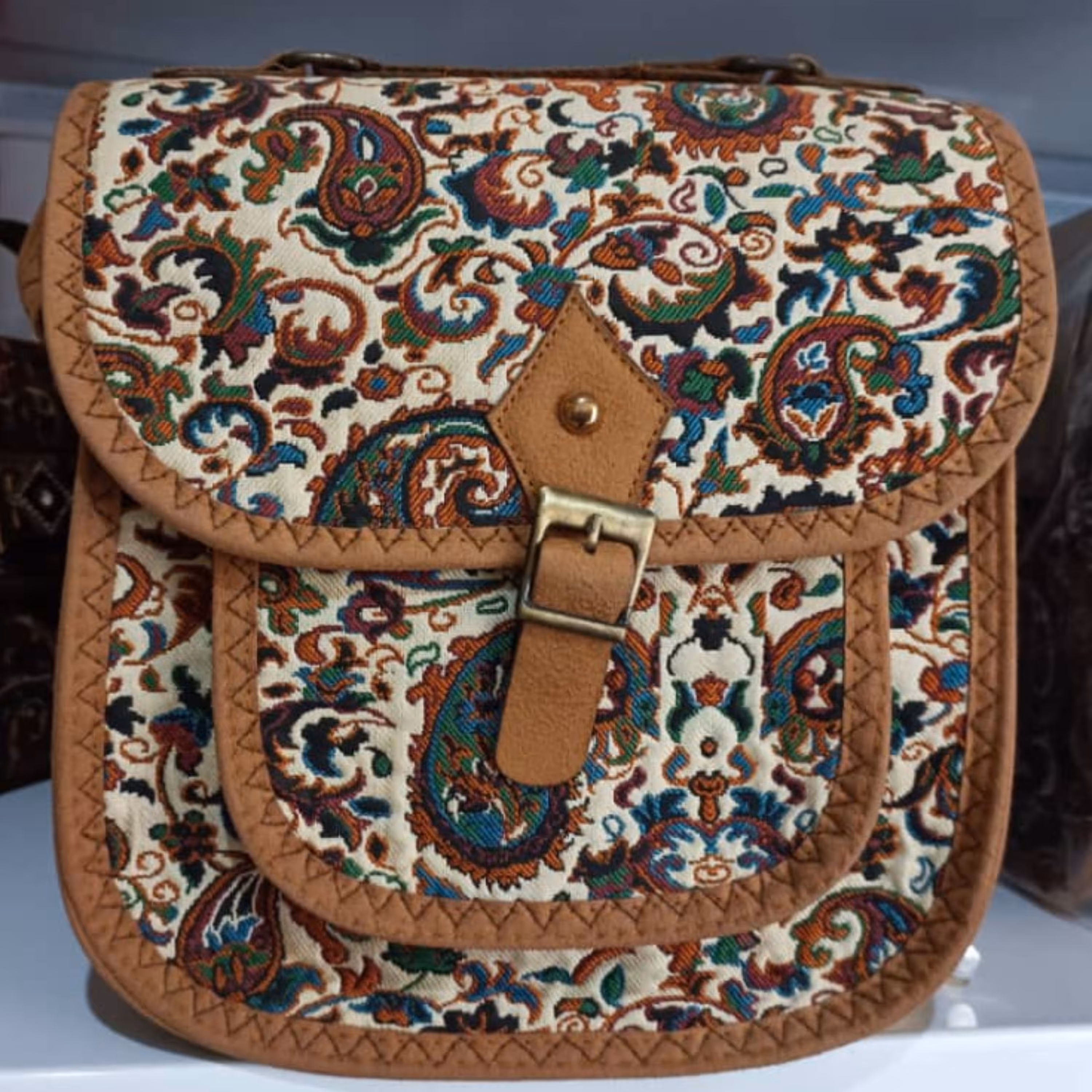 کیف  دوشی دخترانه ترمه  