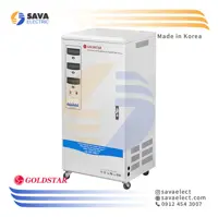 خرید استابلایزر سه فاز سروو موتوری 30KVA عمودی LG-3P-30K-T گلداستار کره | ساوا الکتریک