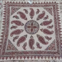 سفره قلمکار طرح بته جغه سایز120 مربع