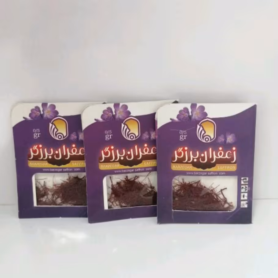زعفران نیم گرم‌ پاکتی5عددی