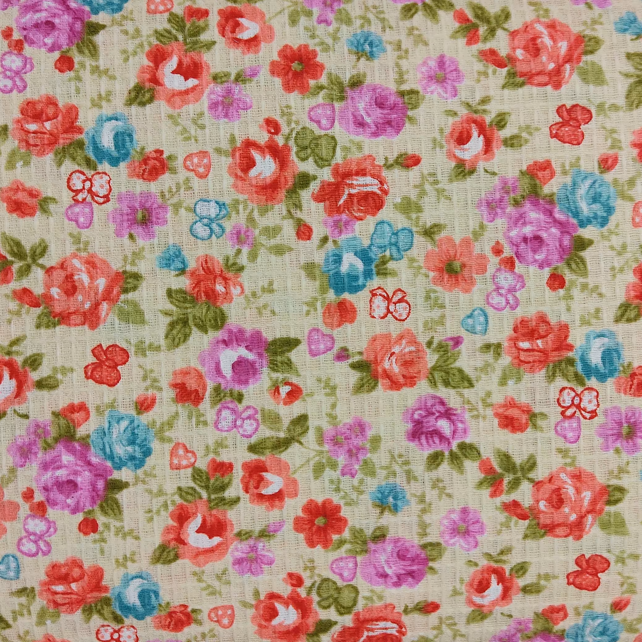 پارچه ی گلدار آشپزخانه ای