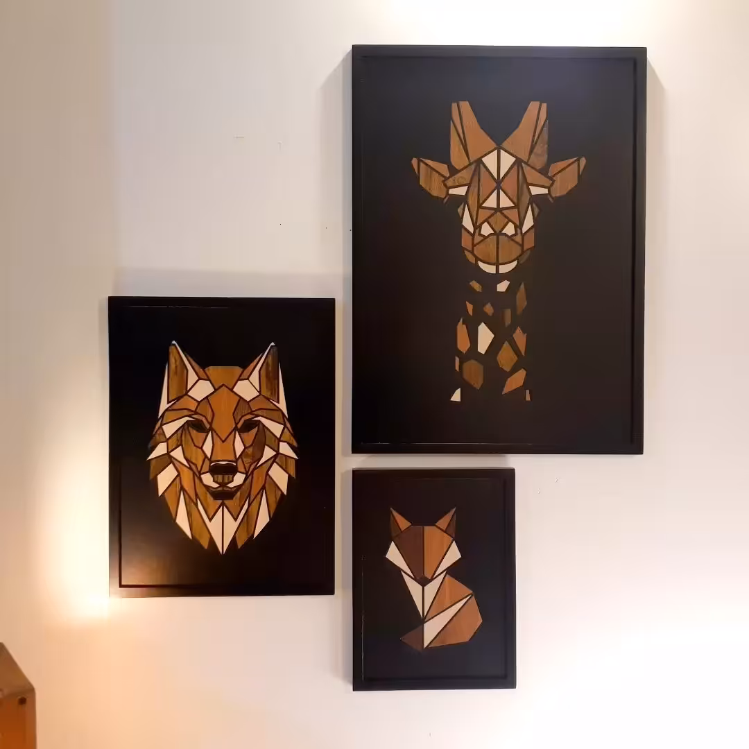 تابلو دکوراتیو به نام شکار سیاه