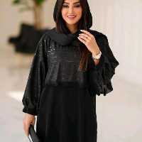 پانچو زنانه کرپ مدل الیزا کارن