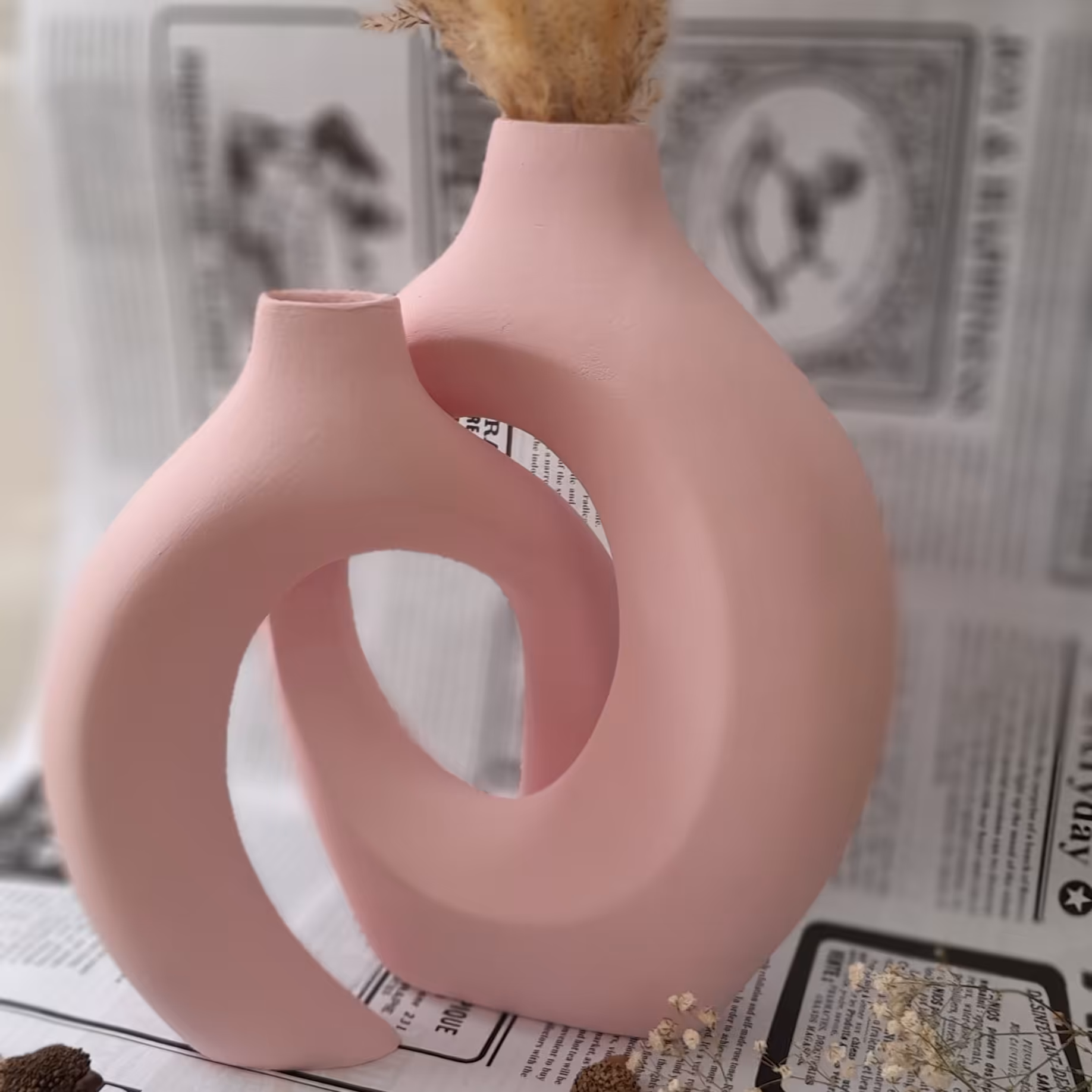 گلدان مدرن دوقلو یا گلدان جفت  