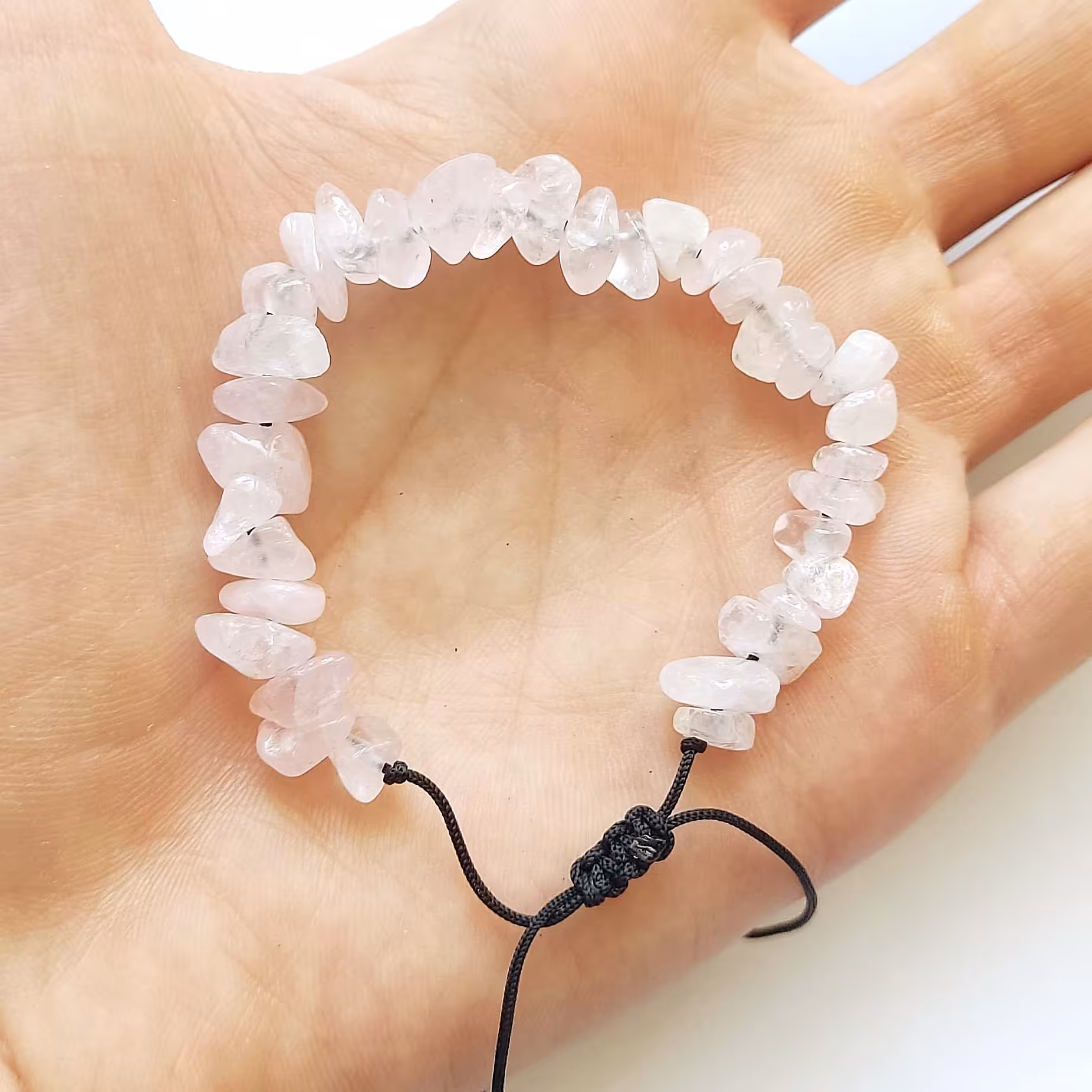 دستنبد رز کوارتز (کوارتز صورتی) 