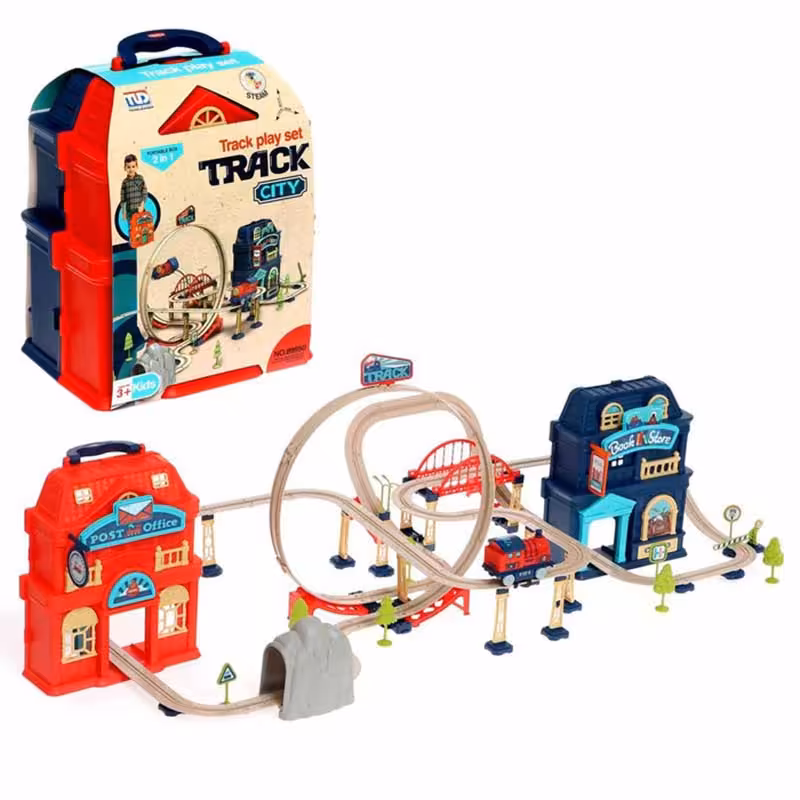 اسباب بازی ساختنی ریل قطار 83 تکه کد 89951