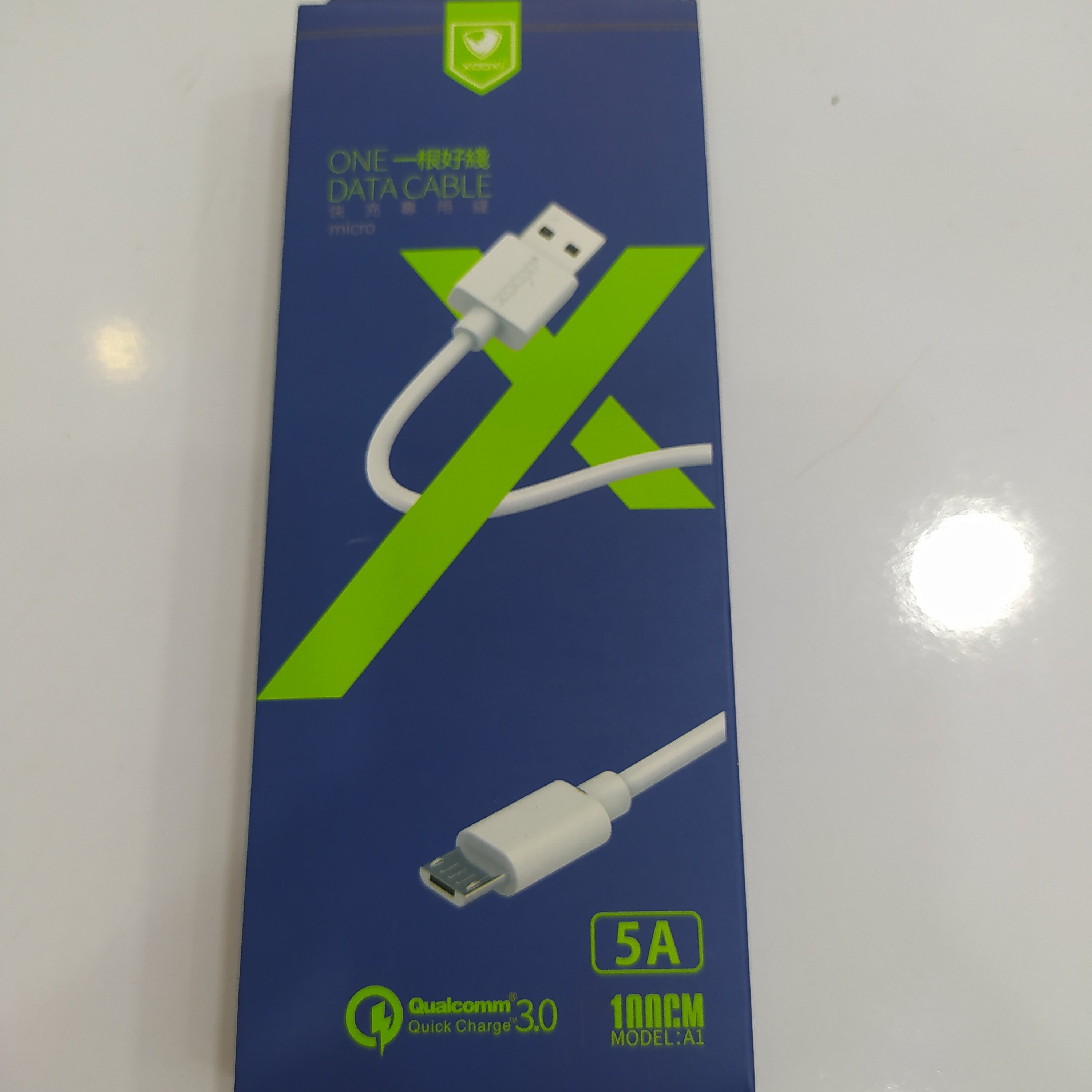 کابل تبدیل USB به MicroUSB مدل A1 طول 1 متر رنگ سفید