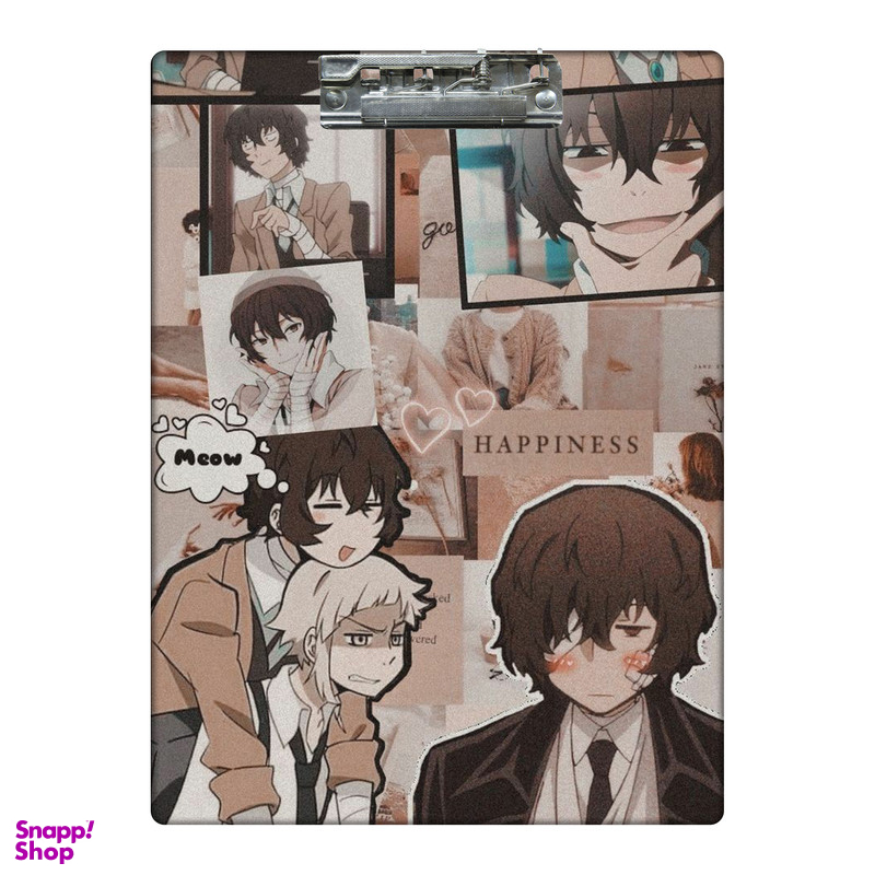 تخته شاسی طرح انیمه سگ های ولگرد بانگو کد 9269193 سایز A4