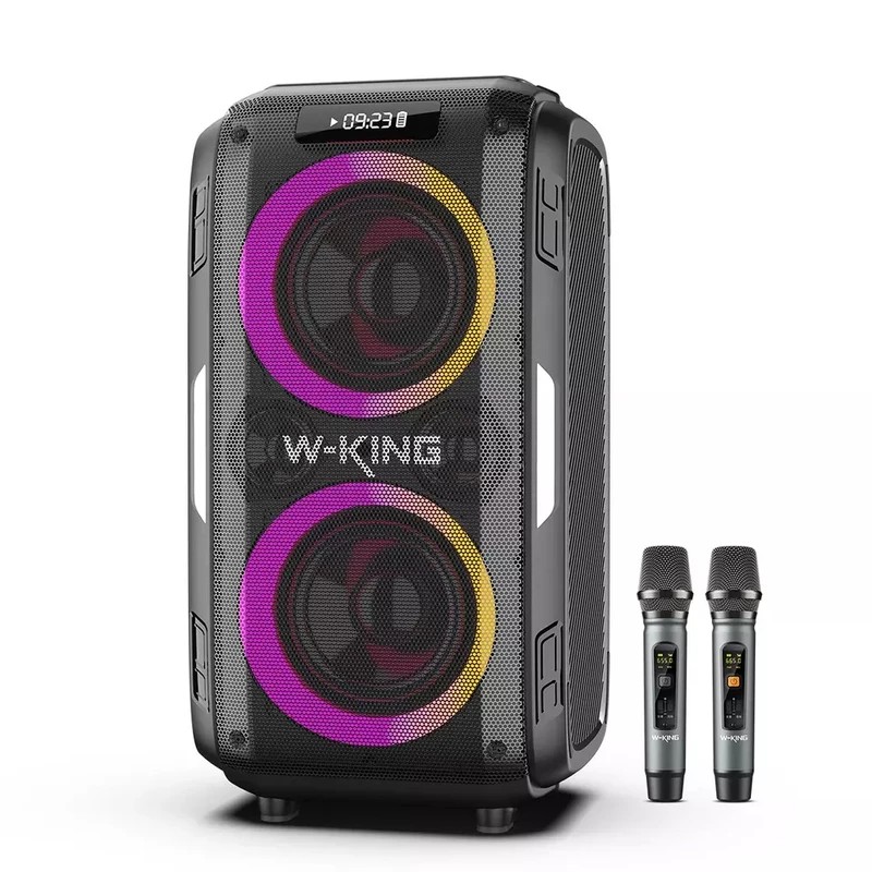 اسپیکر قدرتمند برند W- king مدل T9 pro با دو عدد میکروفون (w-king T9pro)