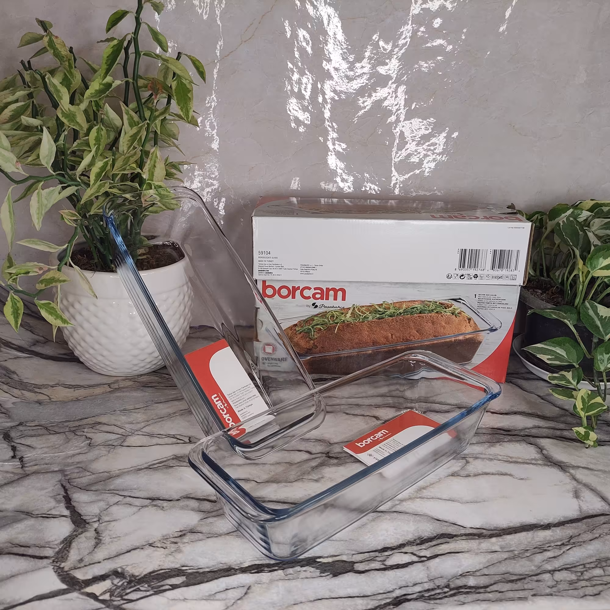 ظرف پیرکس لازانیا و کیک بورجام پاشاباغچه کد 59104 مناسب پخت و پز